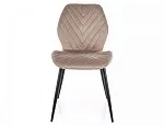 Стул кухонный Signal MIKE Velvet Bluvel 40 (темно-бежевый/черный) | изображение 1
