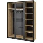 Шкаф для одежды Стенли МН-037-03 | изображение 1