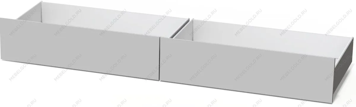 Комплект выкатных ящиков для кровати Варма СЭНГ, 100х61х26 см, белый | изображение 7