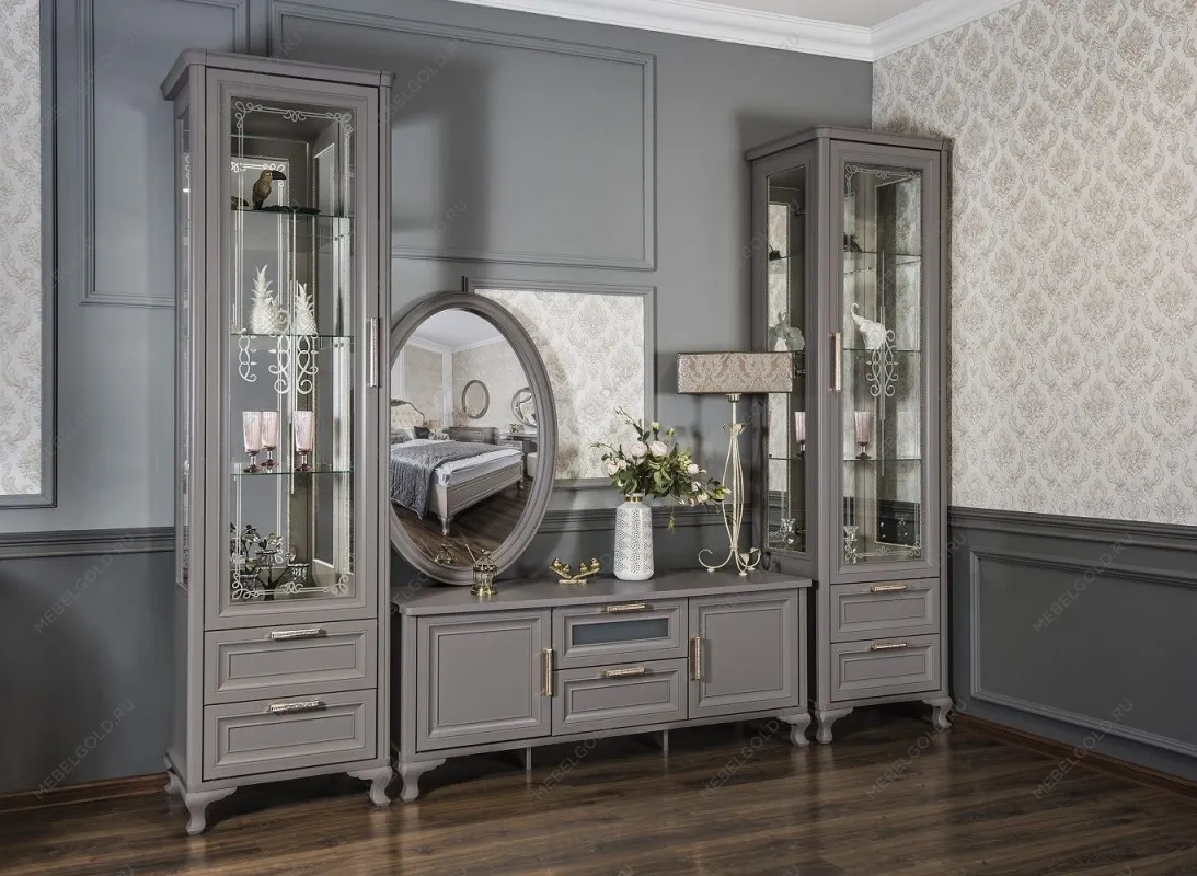 Витрина Мокко 1-ств серый камень | изображение 3