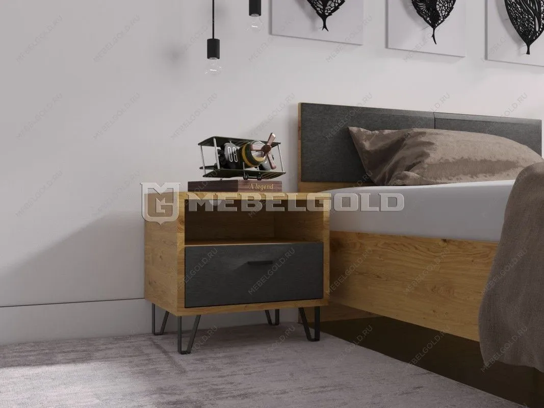 Тумба прикроватная Грейс KOM1S | изображение 2