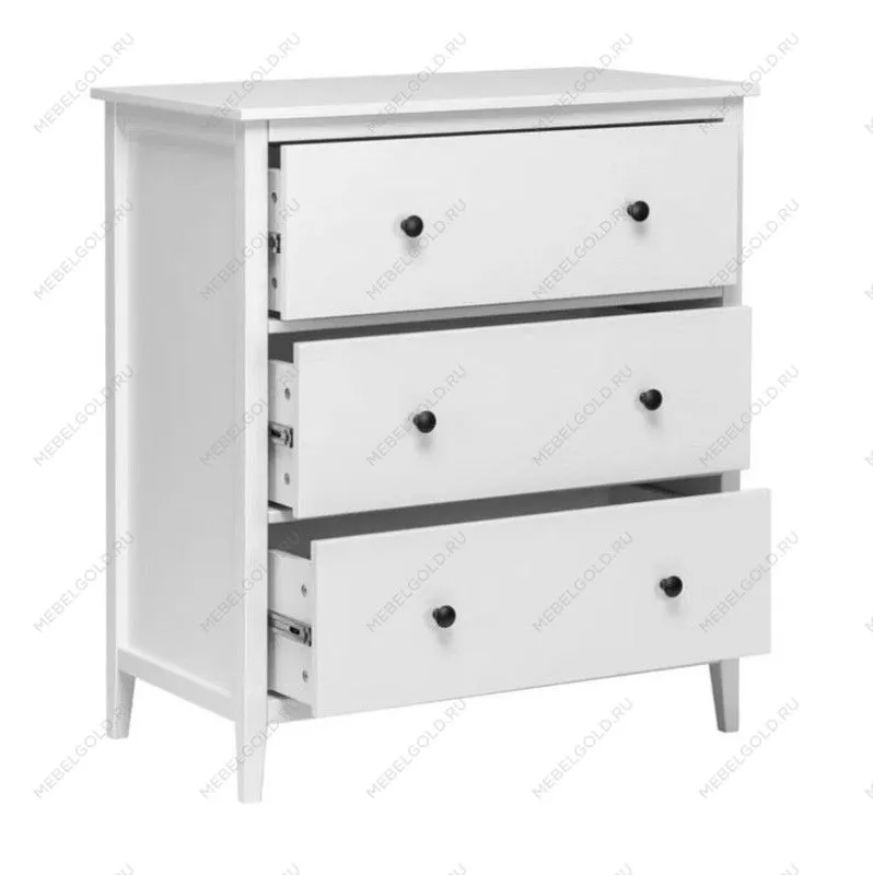Комод Хитроу (3 ящ) (белый) | изображение 1
