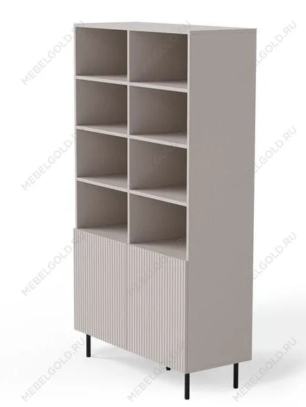 Стеллаж Halmar PAXOS REG-1 (кашемир/черный) | изображение 4