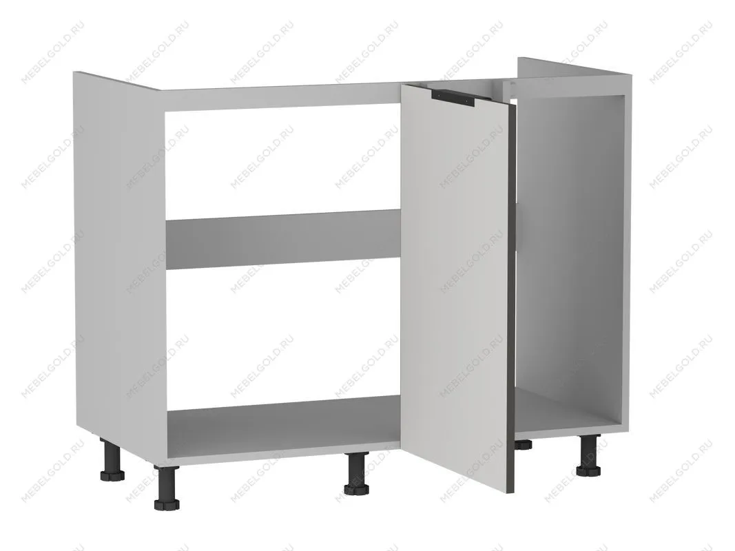 Стол под мойку угловой СМУ-110, Ватель (1000*554*820) Экокожа Серый, 23314 | изображение 1