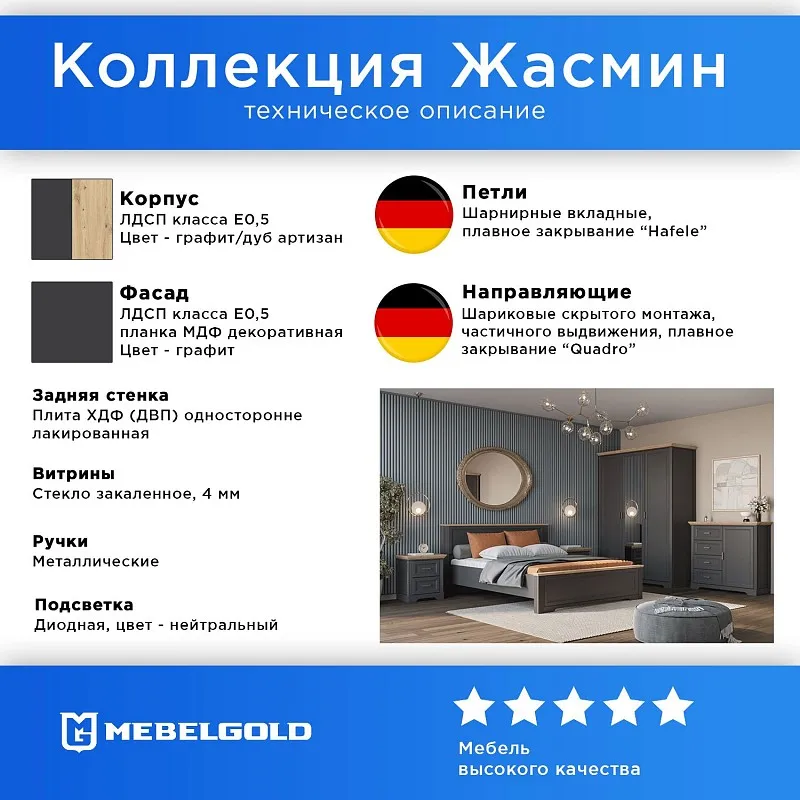 Кровать Жасмин LOZ180х200 | изображение 2