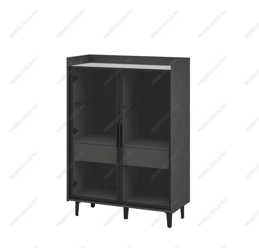 Шкаф комбинированный Модена Лунный камень МН-048-23