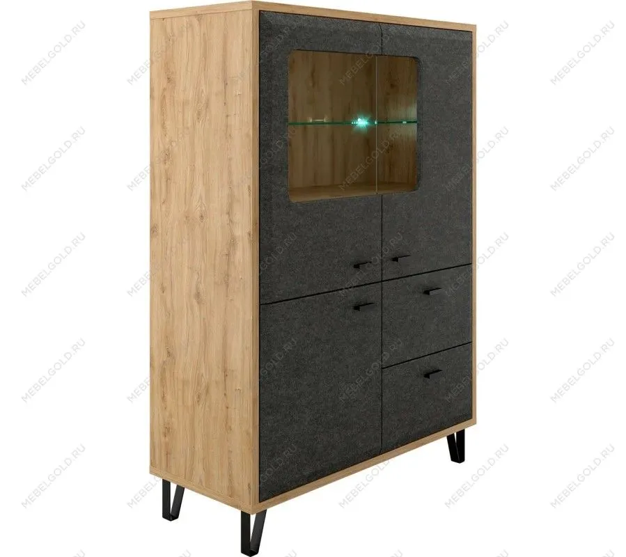 Тумба Грейс KOM2W1D2S с подсветкой | изображение 1