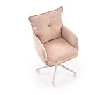 Кресло компьютерное Halmar DUMBO (светло-розовый/белый) | изображение 1