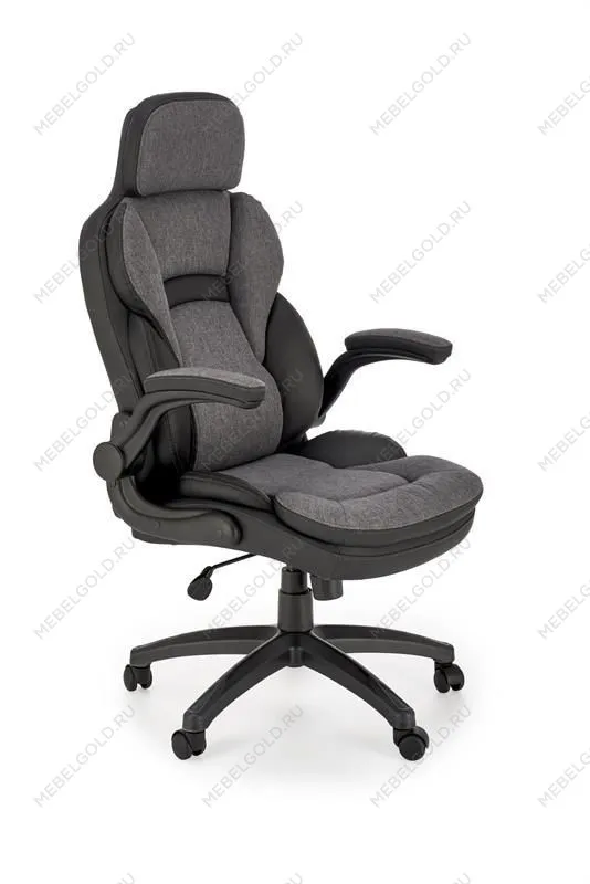 Кресло компьютерное Halmar VALERIO (черный/серый)