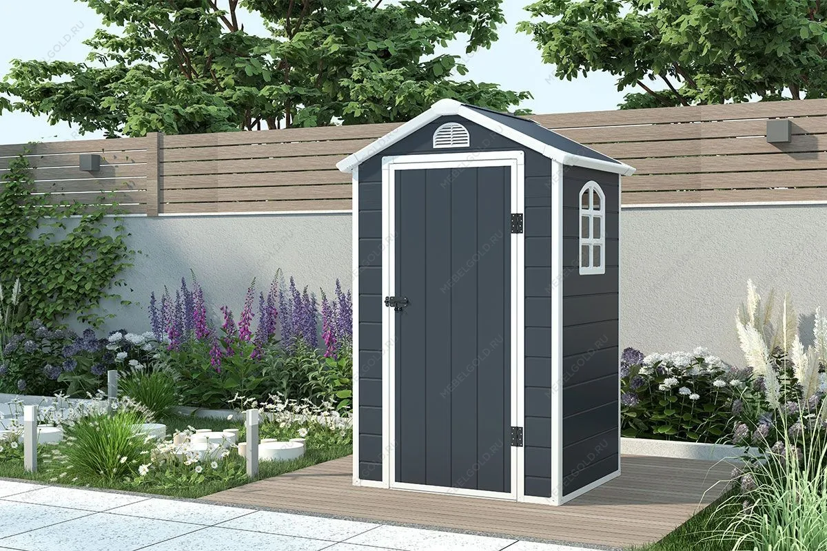 Сарай пластиковый Black Fox Modernist A 1,1м2 | изображение 3