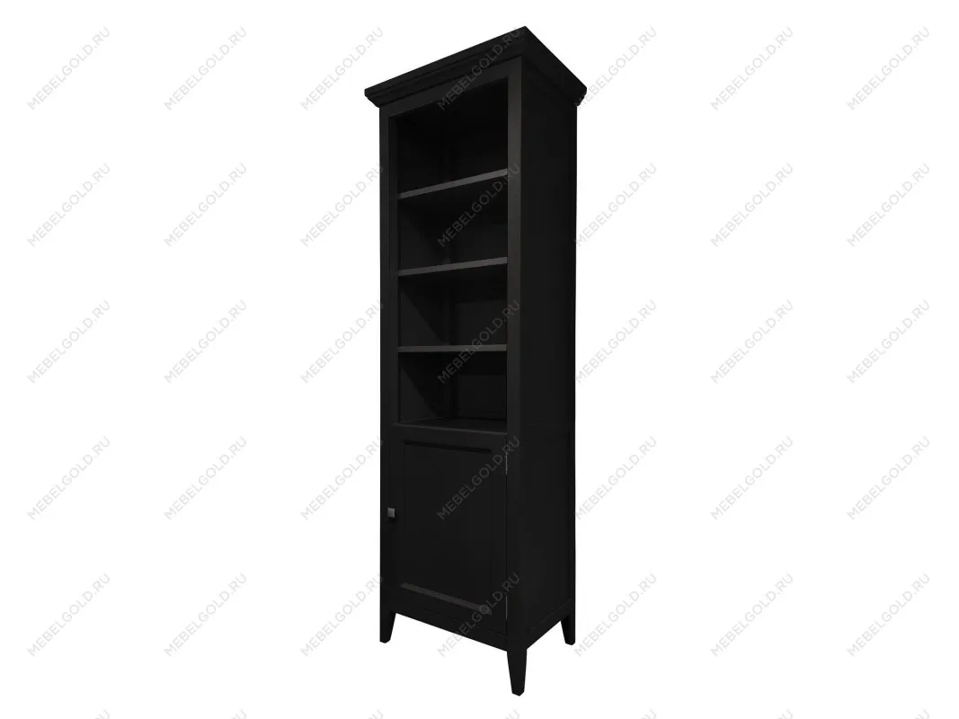 Стеллаж узкий правый Manhattan (Черный) | изображение 1