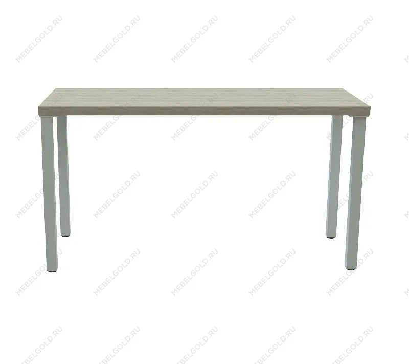 Лобня - ИНГАР стол письменный ИКЕА / IKEA 2/ТТ 140x75x55, дуб беленый/белый | изображение 1