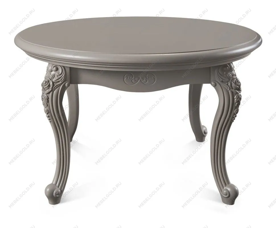 Столик круглый Мокко серый камень | изображение 1