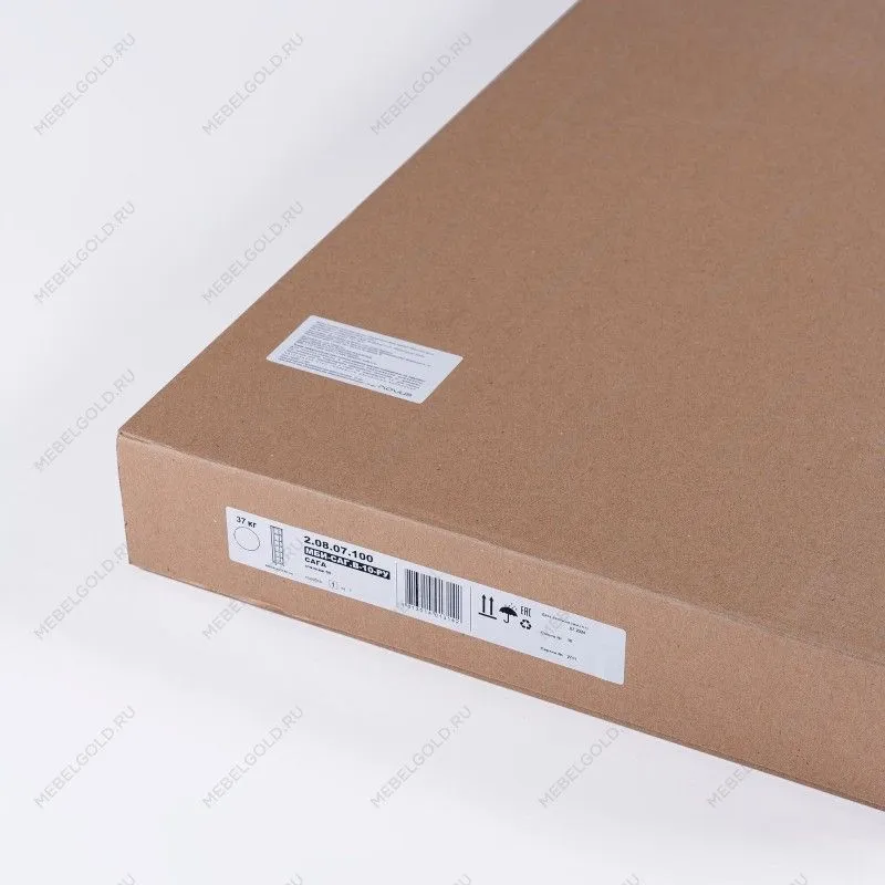 Стеллаж Сага, 50х42х215 см, белый/ясень | изображение 4