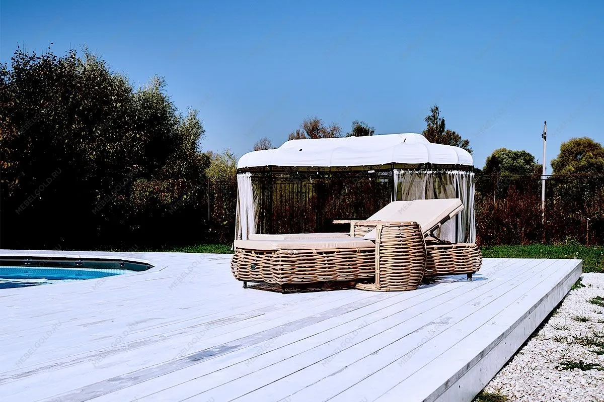 MOKKA MAJORCA Шезлонг, цвет соломенный | изображение 8