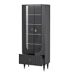 Шкаф комбинированный Лоренсо Графит МН-043-25 | изображение 1