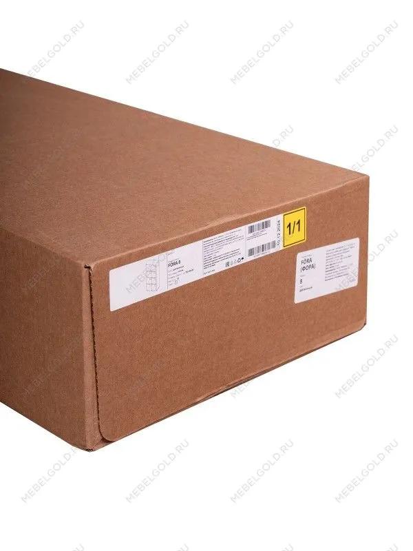 Стеллаж Фора, 8 полок, 77х147х38 см, дуб беленый | изображение 8