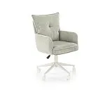 Кресло компьютерное Halmar DUMBO (светло-серый/белый) | изображение 4