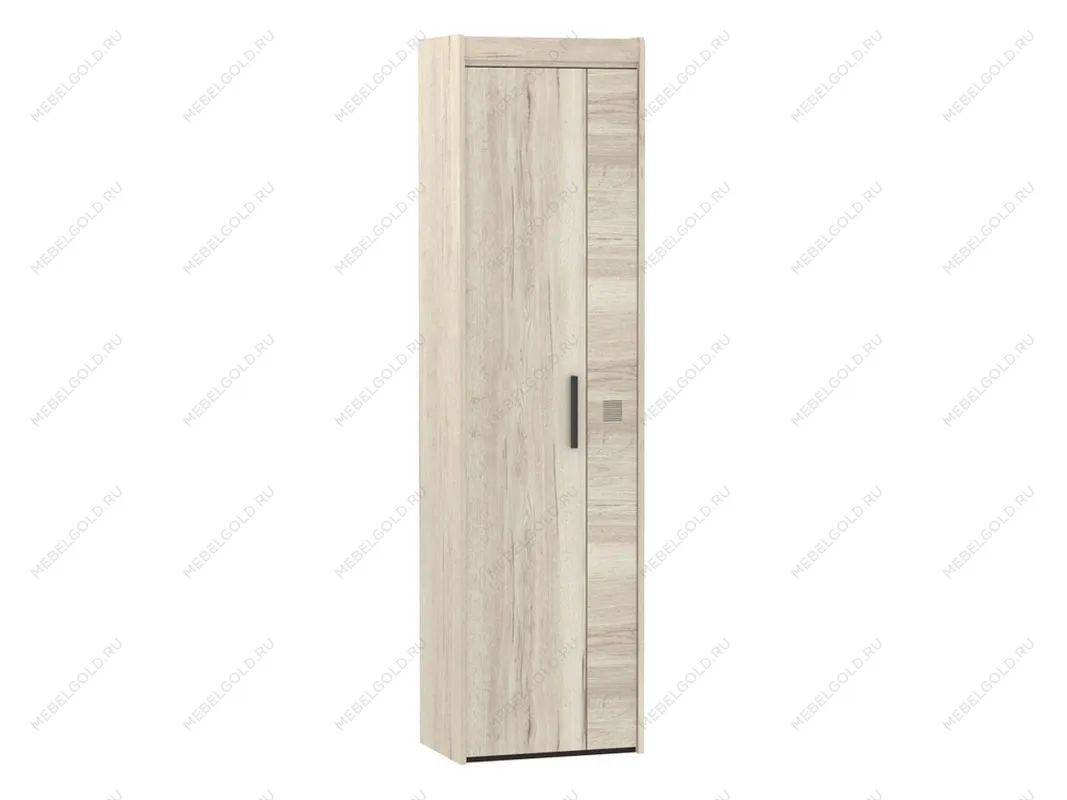 Шкаф ПМ-1 для одежды, Мале (540*384*2000) Дуб галифакс белый, 50501