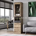 Шкаф с витриной Джаггер 1V1D1SN - Выставка Лобня | изображение 2