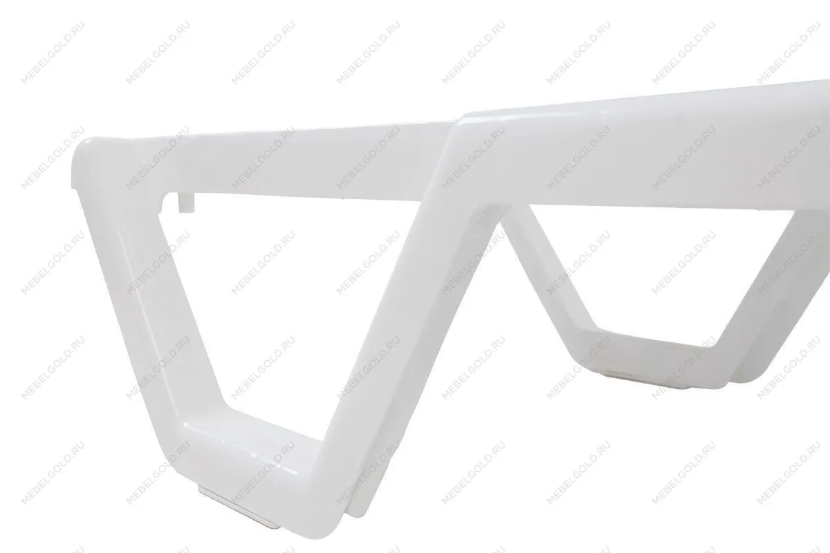 Шезлонг Tweet пластиковый белый | изображение 6