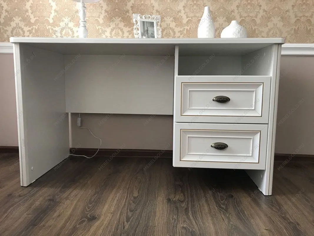 м. Марьина Роща - Стол письменный Натали белый глянец | изображение 5