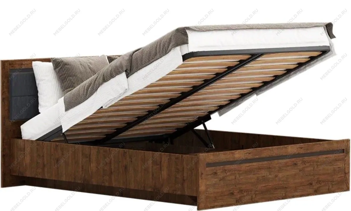 Кровать Када LOZ160х200 с подъемным механизмом, c мягким элементом | изображение 1