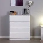 МАЛЬМ / VARMA Комод ИКЕА / IKEA 4, 80x100x40, пигмент, белый - Выставка м. Марьина роща | изображение 5