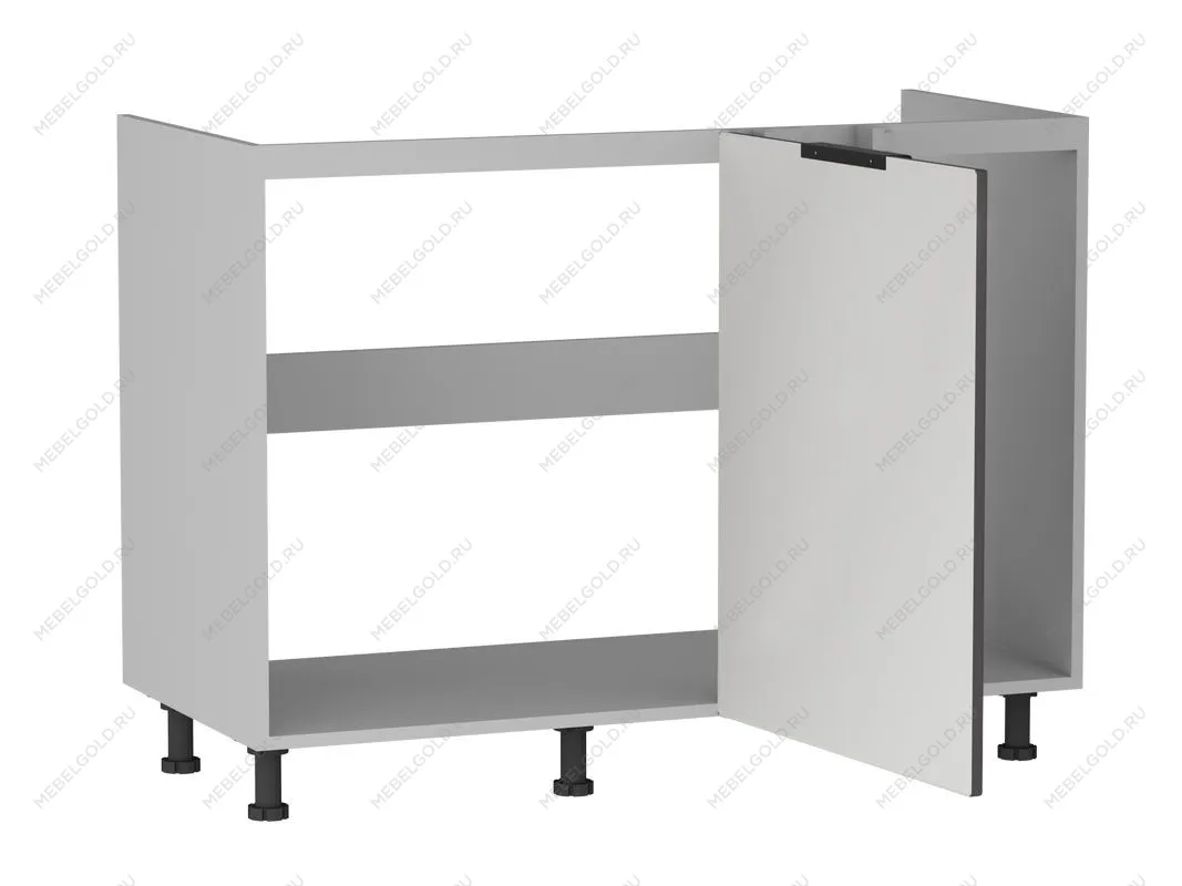 Стол под мойку угловой СМУ-120, Ватель (1100*554*820) Экокожа Серый, 23315 | изображение 1