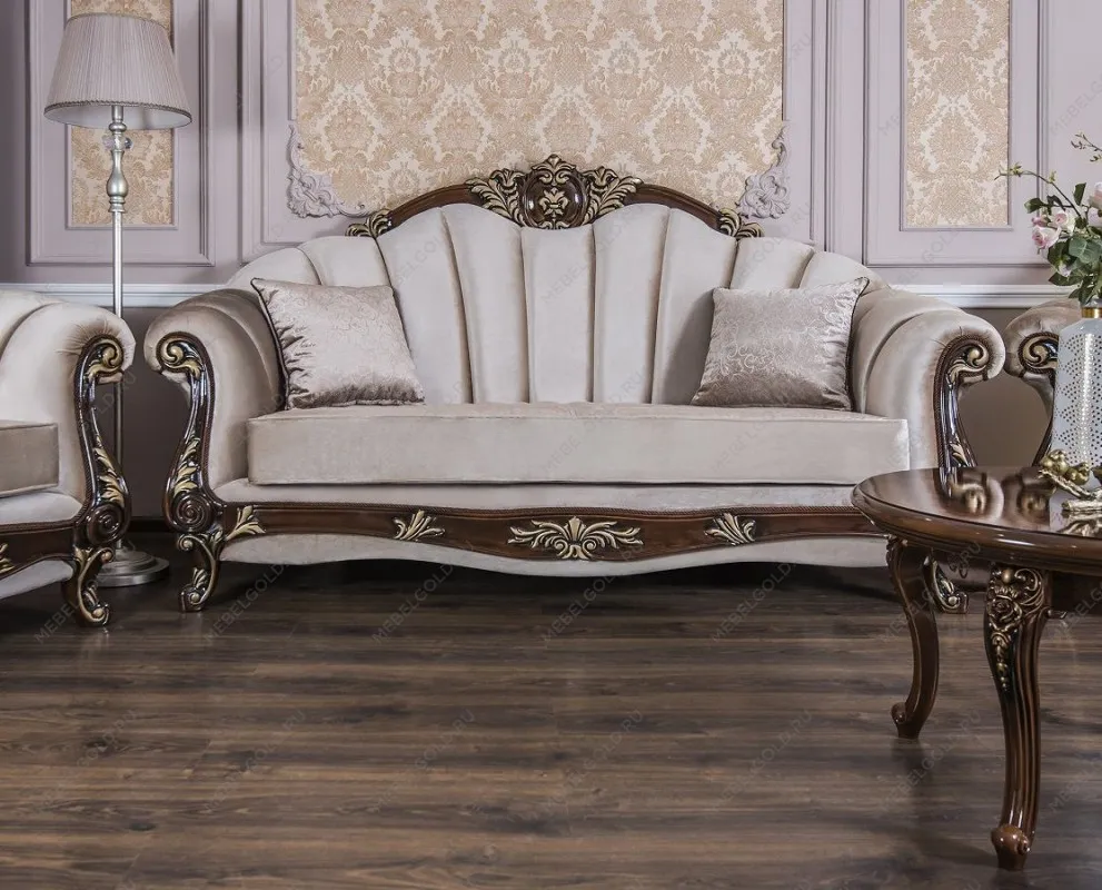 Диван Марселла 3х местный корень дуба глянец | изображение 4