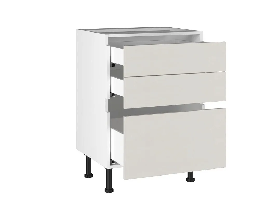 Стол с ящиками СЯ-60 Start Soft Boyard, Виста (600*523*870) Экокожа Белый, 26220 | изображение 1