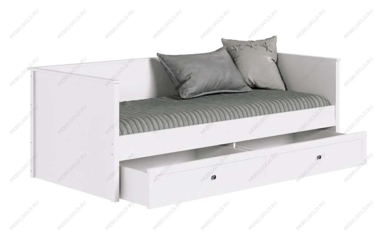 Кровать Ева (Хельга) LOZ90 белый | изображение 2