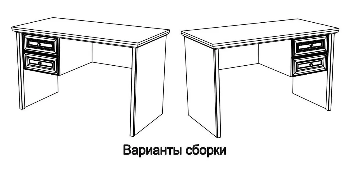 Стол письменный, Клер (1200*600*750) Сосна Андерсен, 31507 | изображение 3