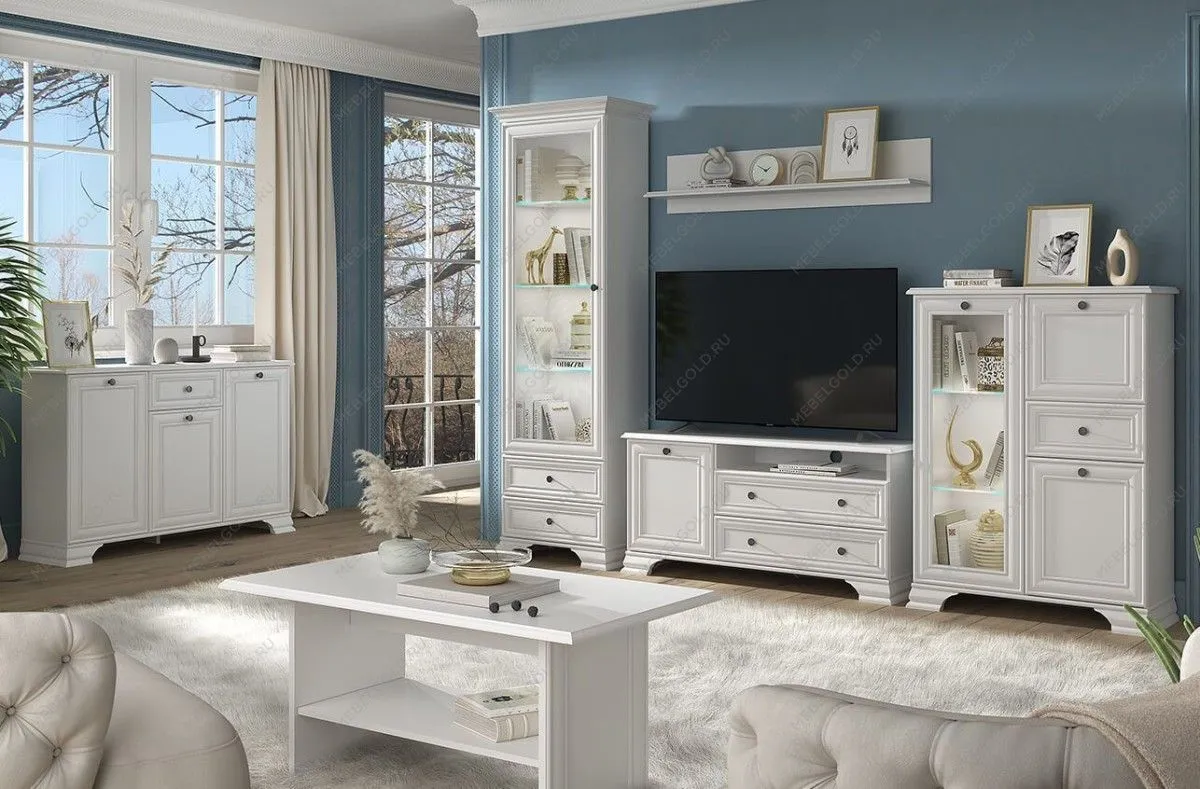 Гостиная Тиффани белый 1