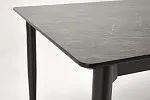 Стол обеденный Halmar CHARLES 180 раскладной (серый мрамор/черный) | изображение 6
