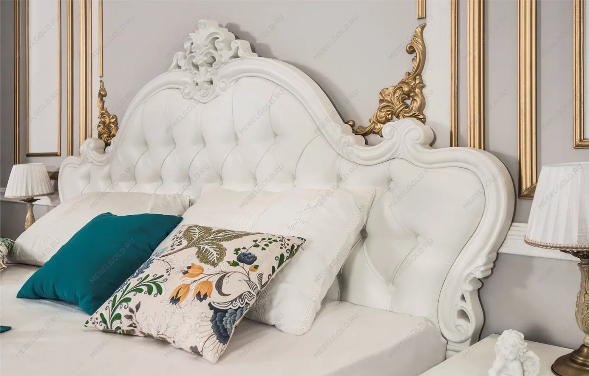 Кровать Мишель 160х200 см с подъёмным механизмом белый матовый | изображение 4