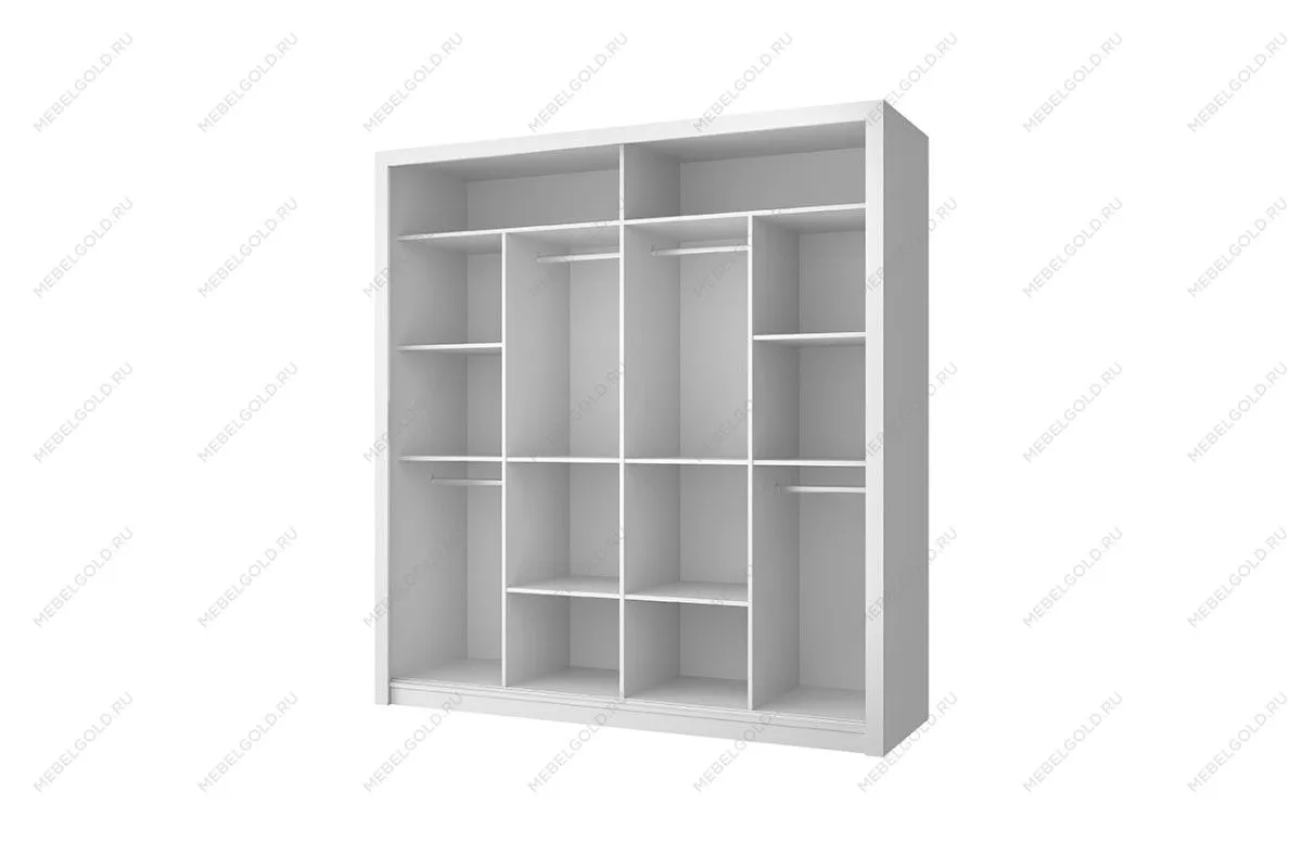 Шкаф Milan 203, белый | изображение 1