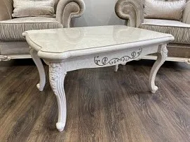 БРОНЬ! м. Марьина Роща - Столик прямоугольный Патрисия крем корень глянец