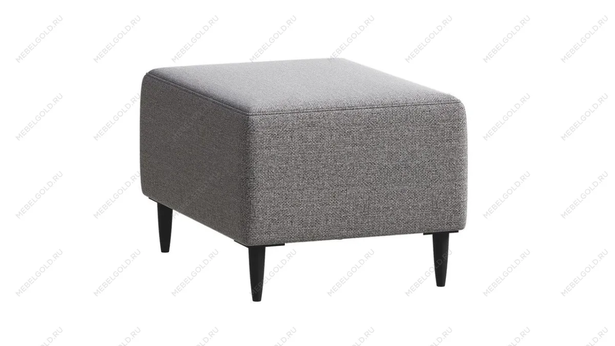 Пуф КИРКАС, 57х36х43 см, серый