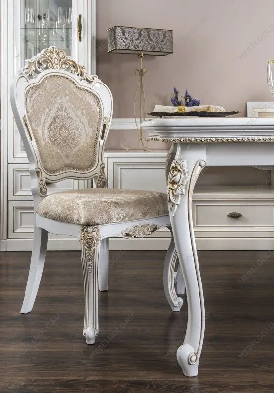 Столовая Натали белый глянец (прямоугольный стол) | изображение 8