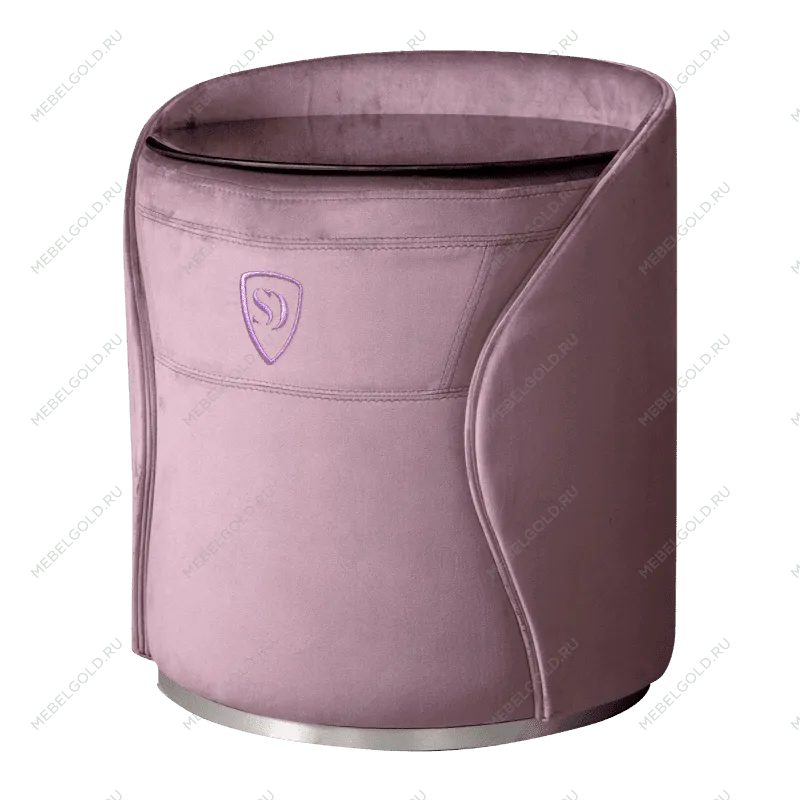 Пуф-тумба Душистая лаванда (бархат) серебро Sweet dreams PS-101