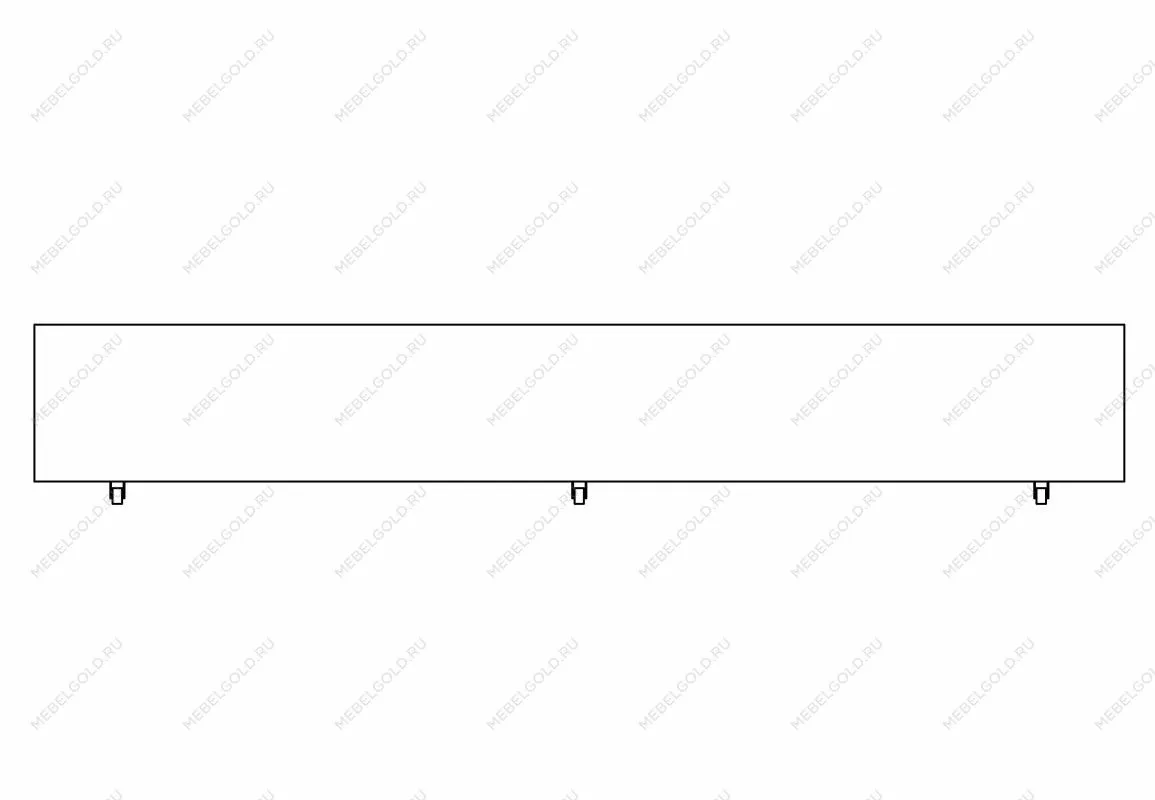 Ящик выкатной для кроватей СИРИУС, 138х60х20 см, белый | изображение 7