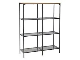 Стеллаж Signal LEX A (дуб/черный) 136/100