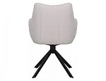 Стул кухонный Signal AZALIA Velvet Bluvel 30 поворотный (светло-бежевый/черный) | изображение 4