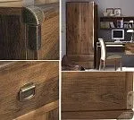 Шкаф со штангой Индиана JSZF2D2S дуб саттер | изображение 2