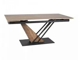 Стол обеденный Signal GENESIS Legno 160 (эффект дерева/дуб/черный)