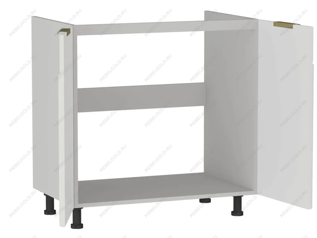 Стол под мойку СМ-80, Берта (800*525*820) Экокожа Белый, 25316 | изображение 1