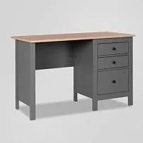 Стол письменный Сага, 120х56, серый/ясень