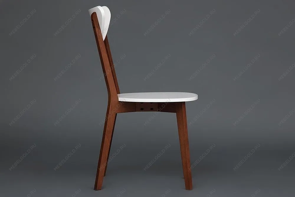 Стул с жестким сидением MAXI Коричневый, Белый | изображение 3