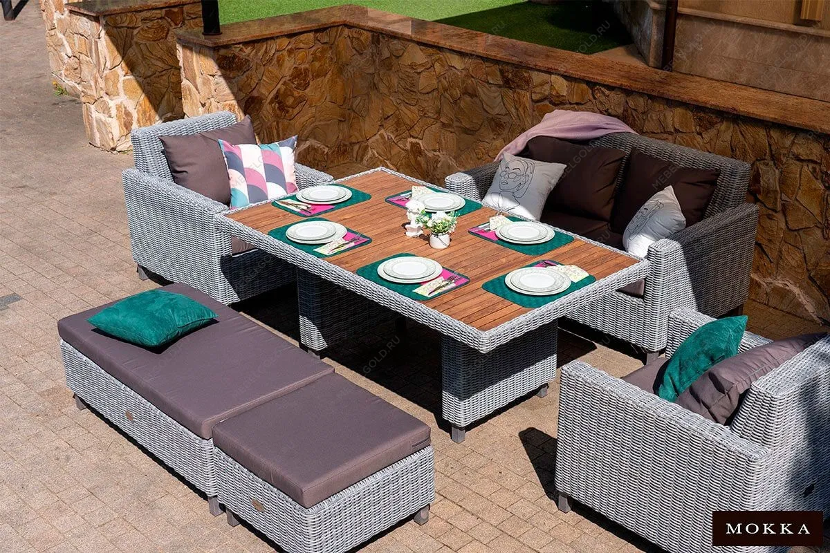 MOKKA BELLA пуф малый, серый | изображение 10